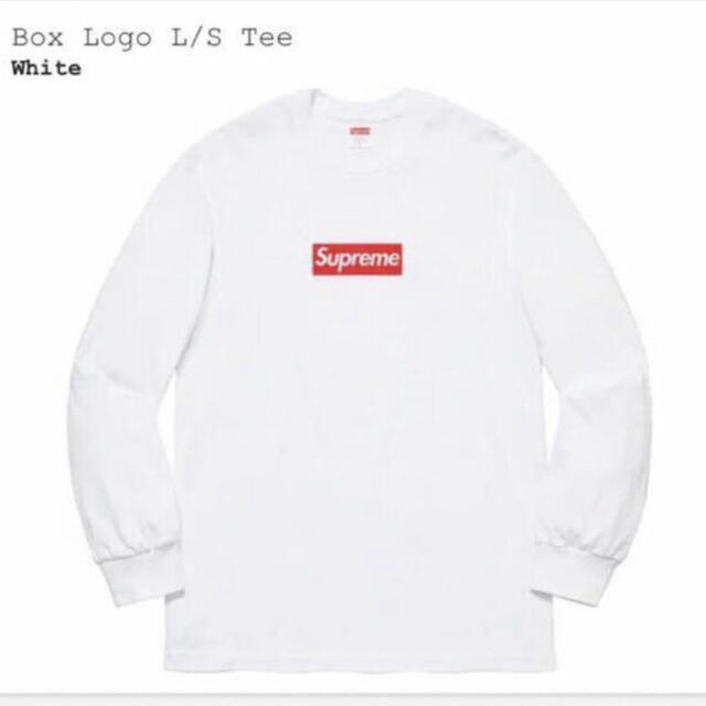 メンズ正規品Supreme  Box Logo L/S Tee　L