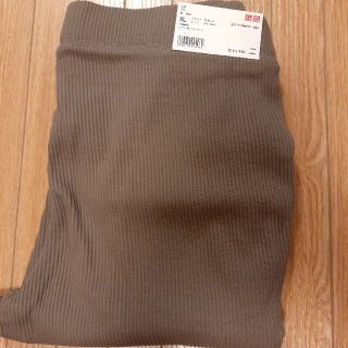 ユニクロ(UNIQLO)のユニクロ　リブレギンスパンツ　XL(レギンス/スパッツ)