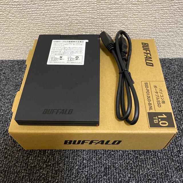 BUFFALO USB3.1 対応 ポータブルSSD 1TB