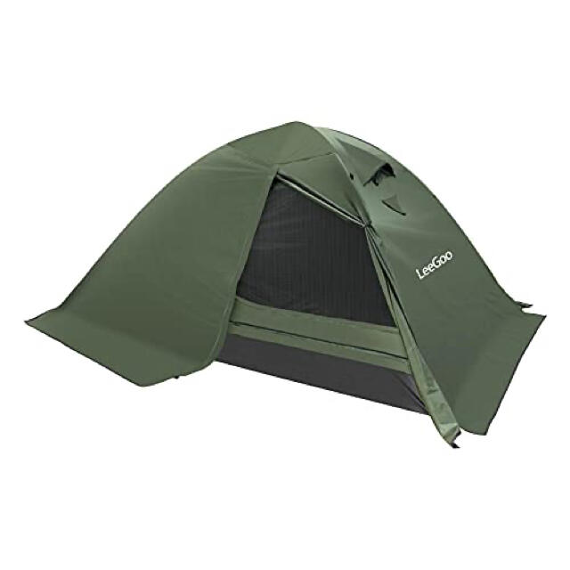 テント 2人用 4シーズンテント 軽量 コンパクト 二重層 スカート付き