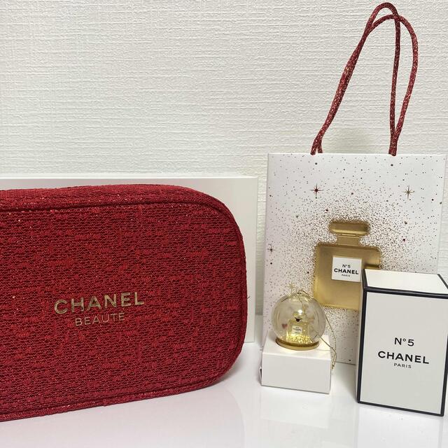 エンタメ/ホビー CHANEL 100周年限定 非売品 N°5 スノードーム ポーチ