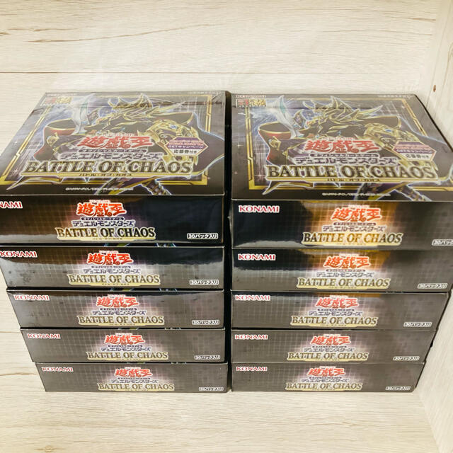 トレーディングカード【遊戯王】シュリンク無し　バトルオブカオス　10box