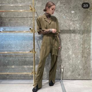 ルシェルブルー(LE CIEL BLEU)の21aw 完売品 GeorgetteTailoredJumpsuits (ロングワンピース/マキシワンピース)