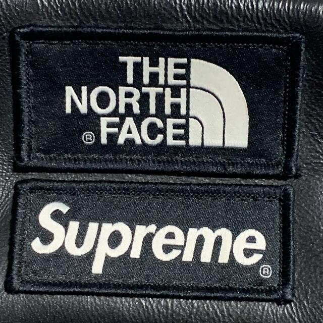 Supreme North Face レザー ショルダーバッグ