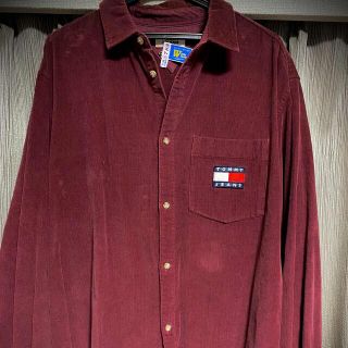 トミーヒルフィガー(TOMMY HILFIGER)のトミー TOMMY JEANS  シャツ トップス 長袖 XL メンズ(シャツ)