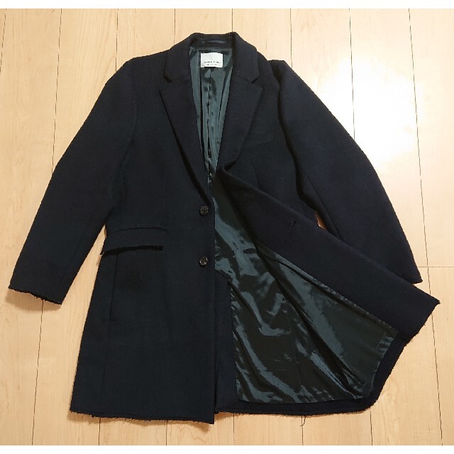 NUMBER (N)INE - M 良品 NUMBER NINE チェスターコート カットオフ 紺