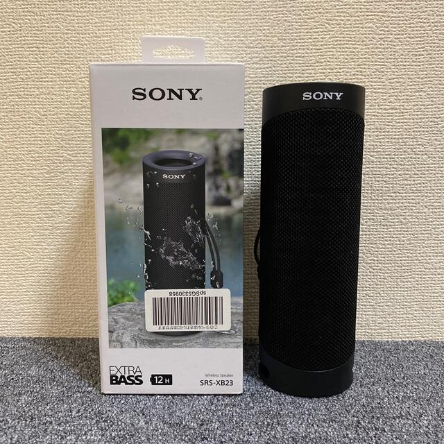 日本未入荷 SONY 防水ワイヤレスポータブルスピーカー SRS-XB23(B