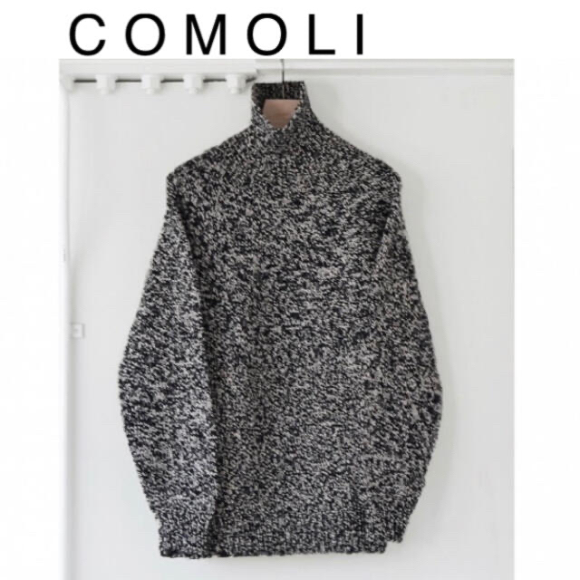 COMOLI - 2021AW COMOLI ハンドタートルネックニット カシミヤ混 COMOLI - 2021AW COMOLI ハンドタートルネックニット カシミヤ混
