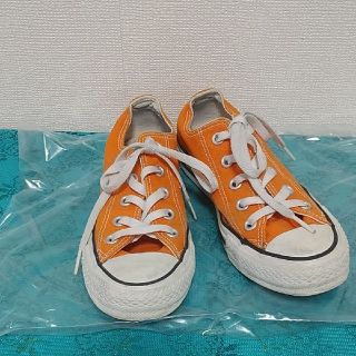 コンバース(CONVERSE)のCONVERSE　22.5 オールスター　オレンジ(スニーカー)