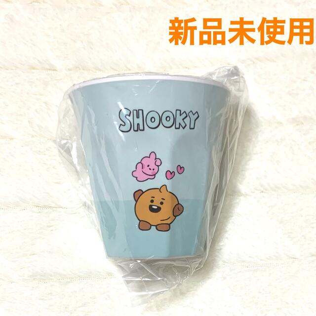 防弾少年団(BTS)(ボウダンショウネンダン)のBt21 BTS メラミンカップ ベビー SHOOKY コップ  グラス インテリア/住まい/日用品のキッチン/食器(グラス/カップ)の商品写真