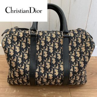 クリスチャンディオール(Christian Dior)のクリスチャン　ディオール   ヴィンテージ トロッター　総柄　ミニボストン(ボストンバッグ)