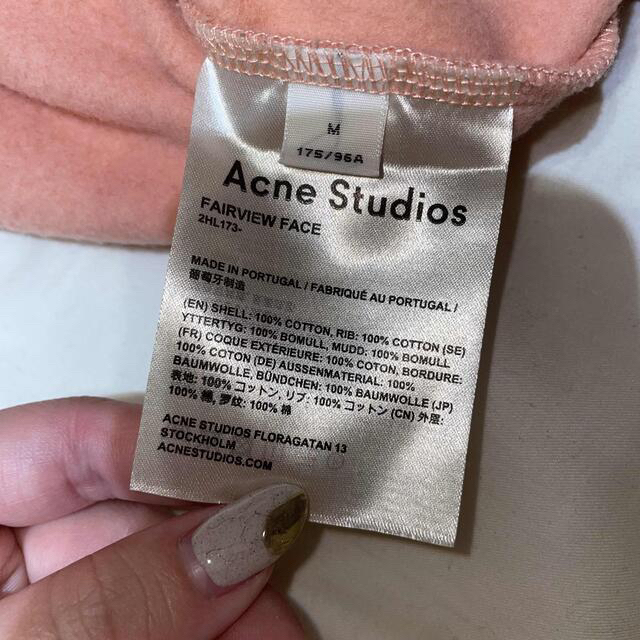 格安定番 ACNE - Acne Studios スウェット ピンク未使用品の通販 by