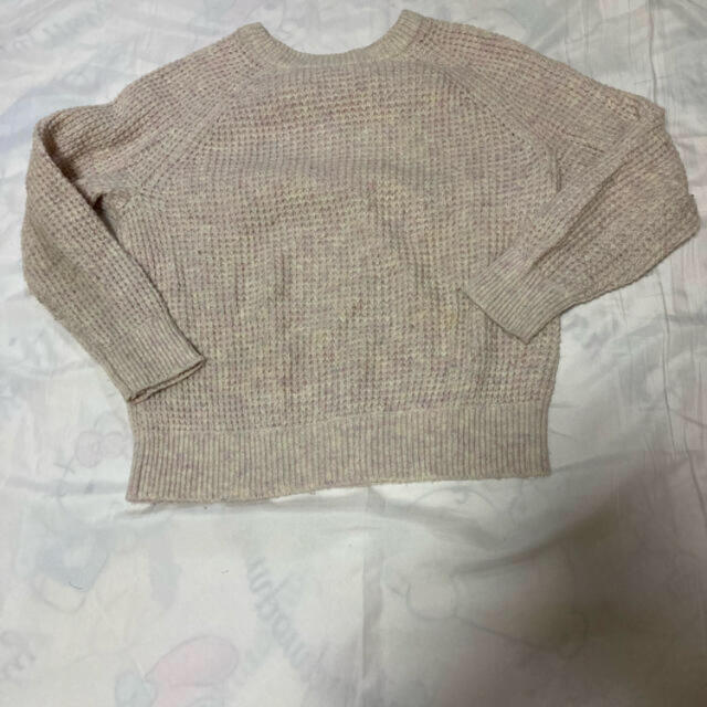 UNIQLO(ユニクロ)のUNIQLO Kids ワッフルセーター 120cm キッズ/ベビー/マタニティのキッズ服女の子用(90cm~)(ニット)の商品写真