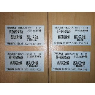 西武鉄道　西武バス　株主優待(その他)