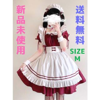 本格メイド服 コスプレ衣装 6点セット レディース イベント 仮装 Mサイズ(その他)