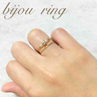 ビジュー×シンプルringset◡̈♥︎(リング)