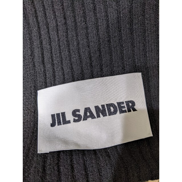 Jil Sander - JIL SANDER 21AW マフラー 新品タグ付 BLACKの通販 by ...