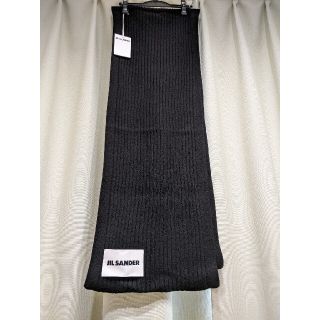 ジルサンダー(Jil Sander)のJIL SANDER 21AW マフラー 新品タグ付 BLACK(マフラー/ショール)