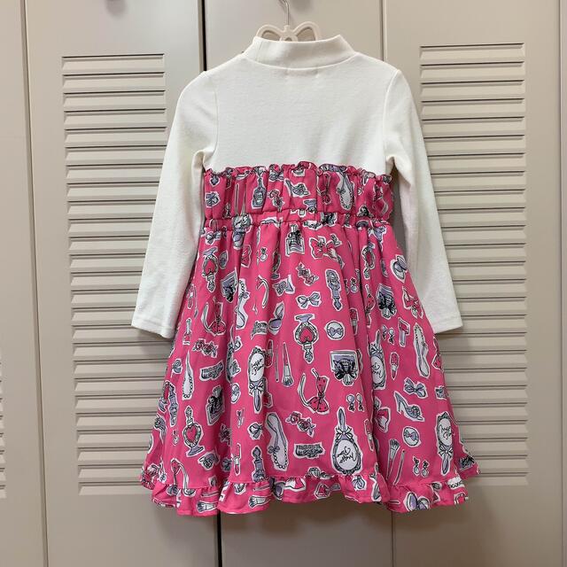 mezzo piano(メゾピアノ)のメゾピアノ  コスメ柄　ワンピース　mezzopiano キッズ/ベビー/マタニティのキッズ服女の子用(90cm~)(ワンピース)の商品写真