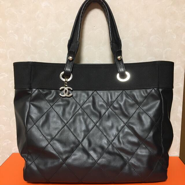 送料0円】 CHANEL シャネル パリビアリッツ トート - トートバッグ