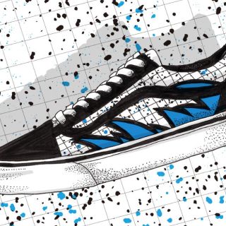 XLARGE × VANS OLD SCHOOL(スニーカー)