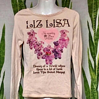 リズリサ(LIZ LISA)のリズリサ️襟レース❤️ビジューと後ろ姿が可愛いＴシャツ(Tシャツ(長袖/七分))