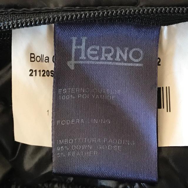 HERNO M - 黒の通販 by ブランディア｜ヘルノならラクマ - ヘルノ ダウンジャケット サイズ42 定番正規品