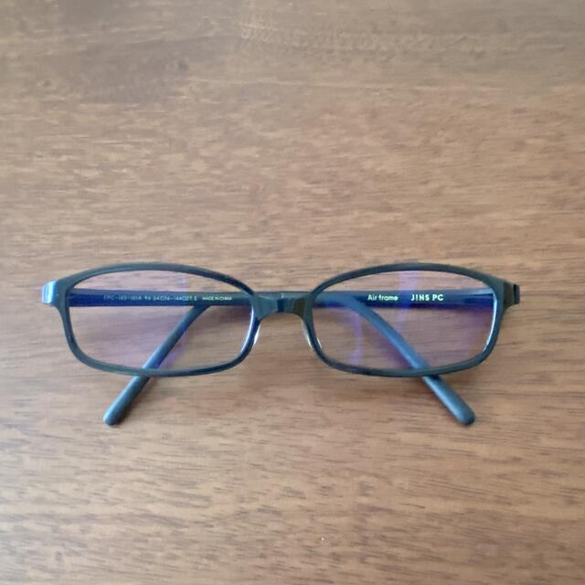 JINS(ジンズ)の新品　J!NS 眼鏡度なし　PC ブルーライト機能 レディースのファッション小物(サングラス/メガネ)の商品写真