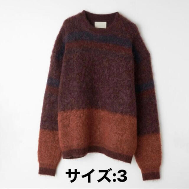 SUNSEA(サンシー)のyoke Rothko Border Crew Neck メンズのトップス(ニット/セーター)の商品写真