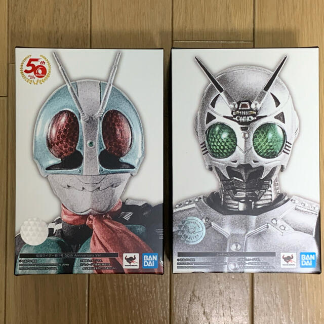 BANDAI(バンダイ)のS.H.Figuarts 真骨彫製法 シャドームーン 仮面ライダー新1号 セット エンタメ/ホビーのフィギュア(特撮)の商品写真