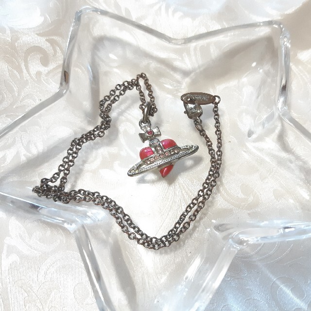 Vivienne Westwood(ヴィヴィアンウエストウッド)のVivienneWestwood ナノハート ディアマンテネックレス レディースのアクセサリー(ネックレス)の商品写真