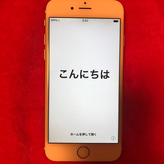 Apple(アップル)のiPhone6 ゴールド16GB スマホ/家電/カメラのスマートフォン/携帯電話(スマートフォン本体)の商品写真