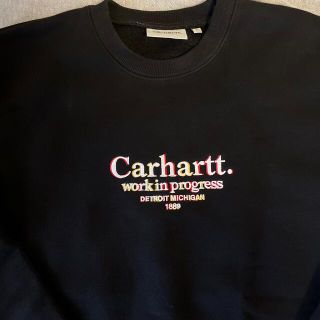 カーハート(carhartt)のカーハート トレーナー　ブラック　S(スウェット)