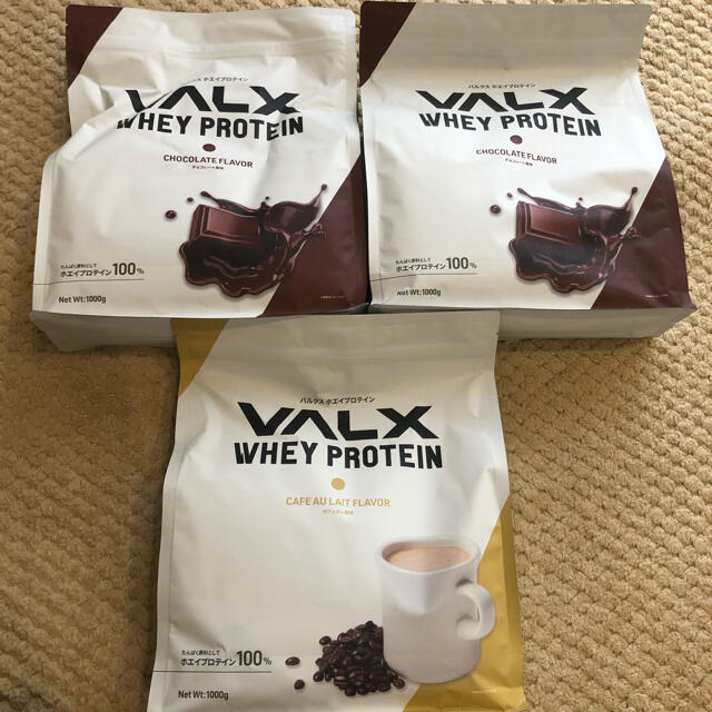 VALX ホエイプロテイン チョコレート味2 カフェオレ味1 | www