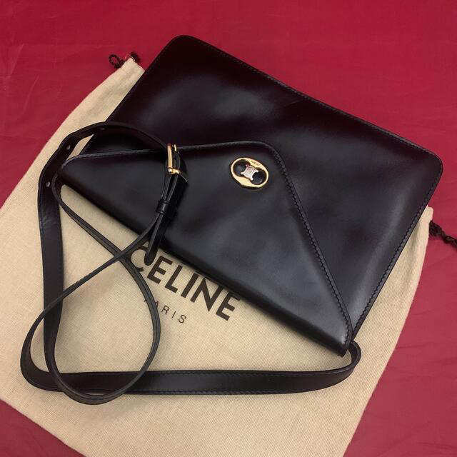 CELINE☆ブラゾン金具☆2wayショルダーバッグ