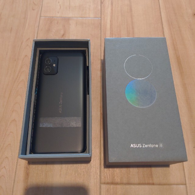 公式 ASUS - Zenfone8 8/128GB ブラック Simフリー スマートフォン本体