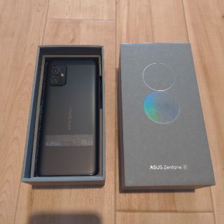 エイスース(ASUS)のZenfone8 8/128GB ブラック Simフリー(スマートフォン本体)