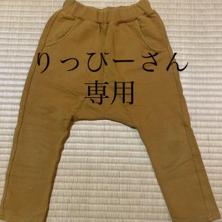 ユニクロ(UNIQLO)のサルエルパンツ 100 ユニクロ キャメル(パンツ/スパッツ)