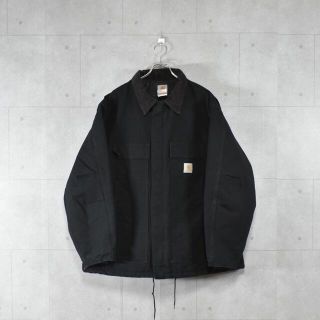 カーハート(carhartt)の90s Carhartt USA製 トラディショナルジャケット ブラック(カバーオール)