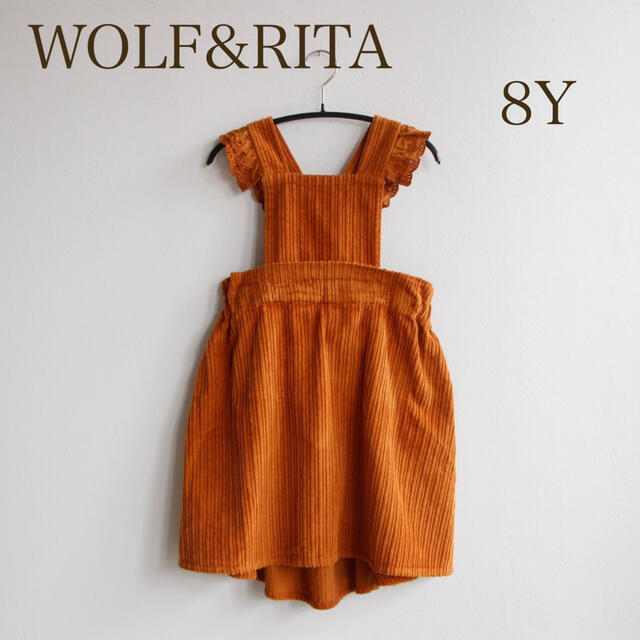 キッズ/ベビー/マタニティ【新品】WOLF&RITA コーデュロイワンピース 8Y