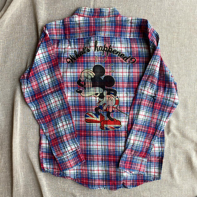 Disney(ディズニー)のミッキー  チェック　シャツ レディースのトップス(シャツ/ブラウス(長袖/七分))の商品写真
