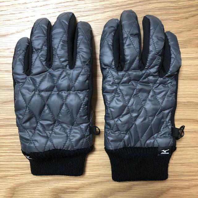 MIZUNO(ミズノ)の手袋 MIZUNO グレー・ブラック メンズのファッション小物(手袋)の商品写真
