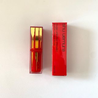 シュウウエムラ(shu uemura)のシュウウエムラ　ルージュ アンリミテッド MET OR 555(口紅)