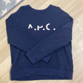 アーペーセー(A.P.C)のa.p.c トレーナーメンズL 薄いネイビー(スウェット)