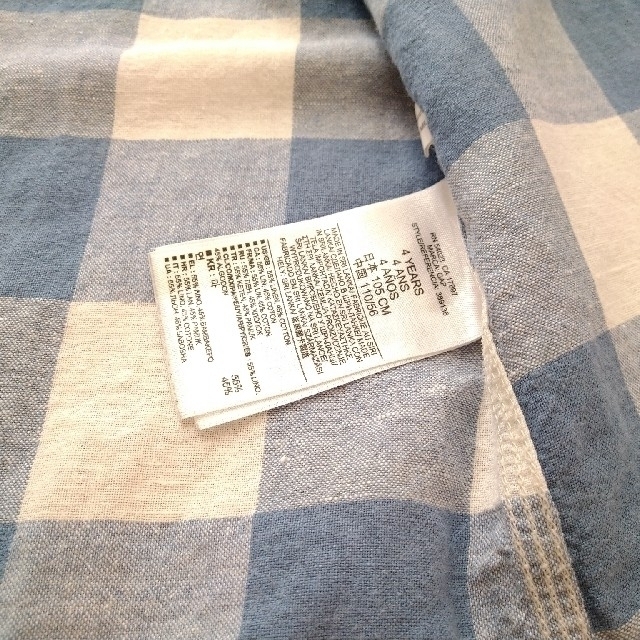 GAP(ギャップ)のGAP リネンシャツ　トップスＴシャツ　105センチ キッズ/ベビー/マタニティのキッズ服男の子用(90cm~)(Tシャツ/カットソー)の商品写真