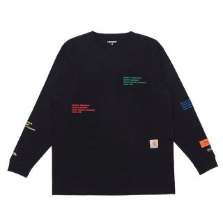 オフホワイト(OFF-WHITE)のヘロンプレストン カーハート 刺繍 ロンT Tシャツ 長袖(Tシャツ/カットソー(七分/長袖))