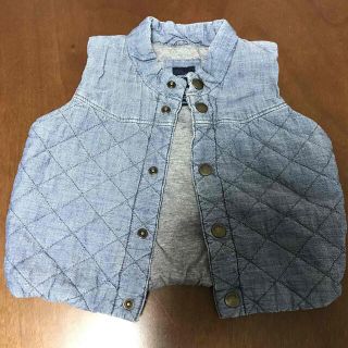 ベビーギャップ(babyGAP)のbaby GAP  デニム調　ベスト(その他)