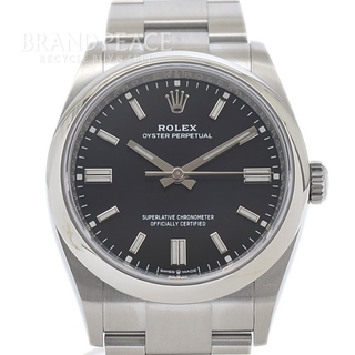 ロレックス(ROLEX)のロレックス オイスターパーペチュアル 36 126000 黒文字盤 SS メンズ(腕時計(アナログ))