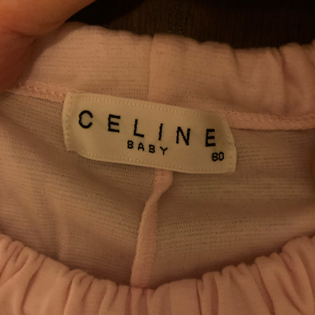 celine(セリーヌ)のセリーヌ　ベビーワンピース　80 ピンク キッズ/ベビー/マタニティのベビー服(~85cm)(ワンピース)の商品写真