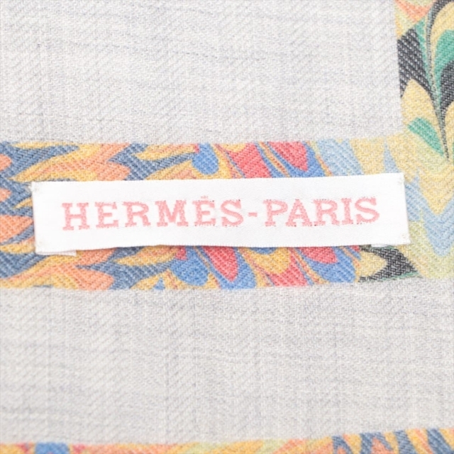 Hermes(エルメス)のエルメス カレ90 マーブル カシミヤ×シルク  マルチカラー ユニセック レディースのファッション小物(その他)の商品写真